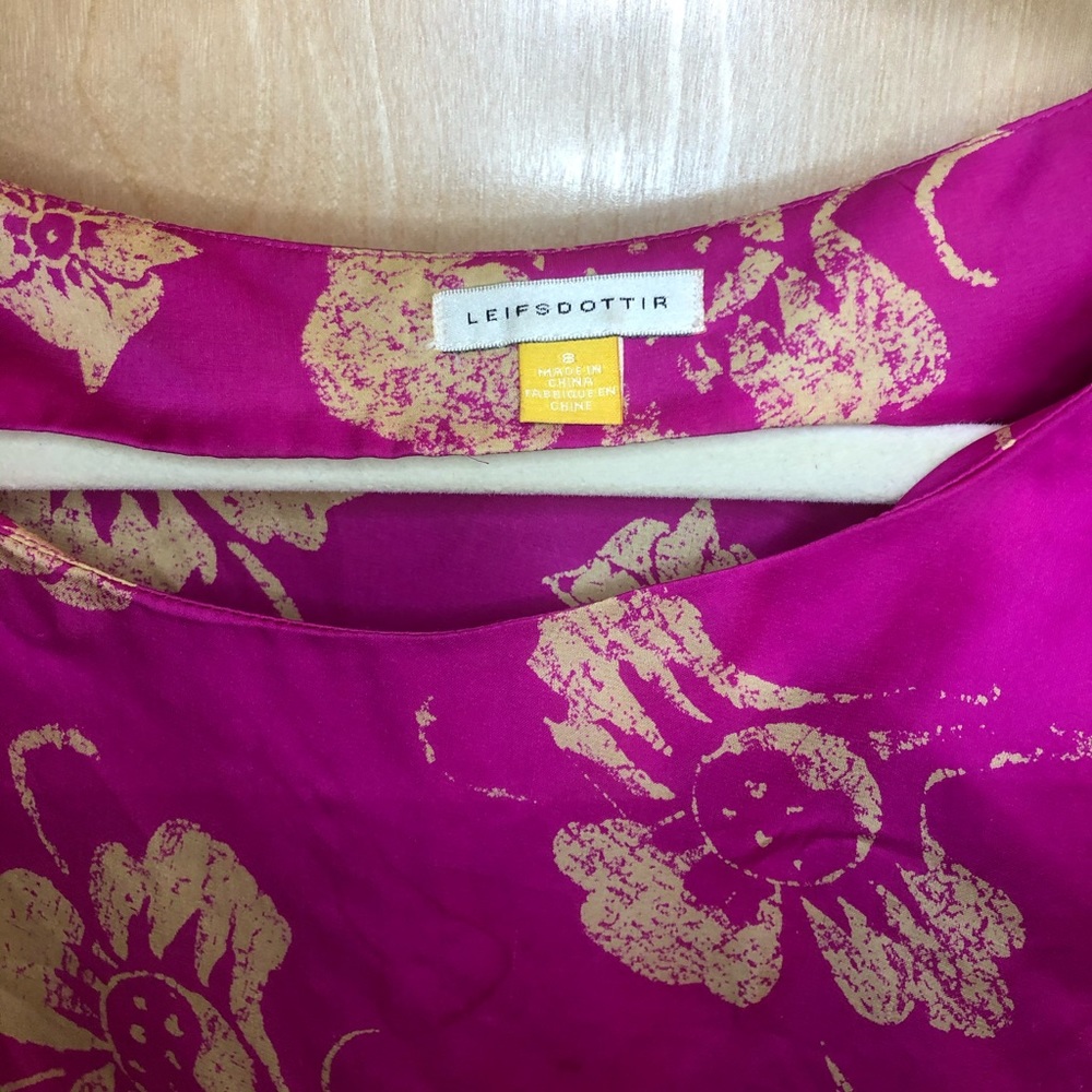 Pink patterned top - Picture 3 of 4